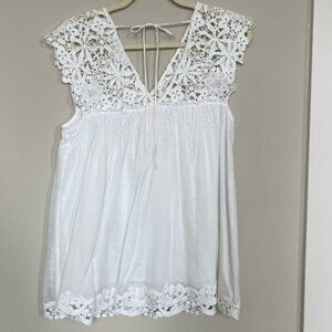 Lace Top by LOVE, Johnny Was